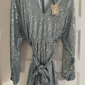 BNWT River Island Sequin Jumpsuit